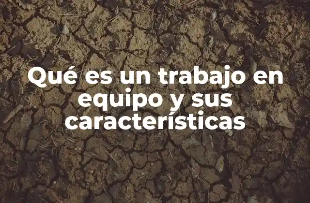 Qué es un Trabajo en Equipo y Sus Características 2 La importancia del trabajo colaborativo en el desarrollo organizacional