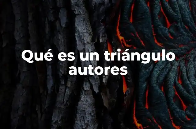 Qué es un Triángulo Autores 2 La importancia de la colaboración entre creadores