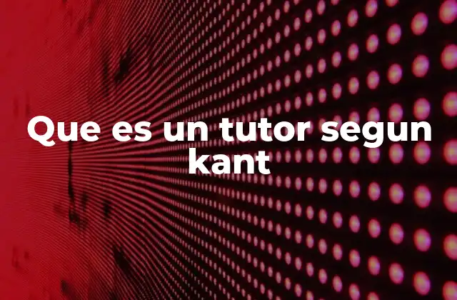 El tutor como guía en la búsqueda del conocimiento