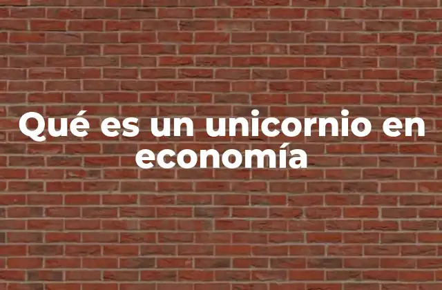 Qué es un Unicornio en Economía