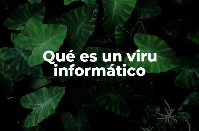 Qué es un Viru Informático