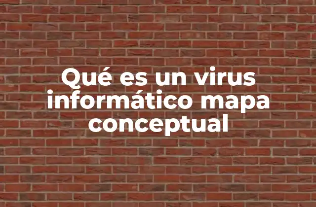 Qué es un Virus Informático Mapa Conceptual