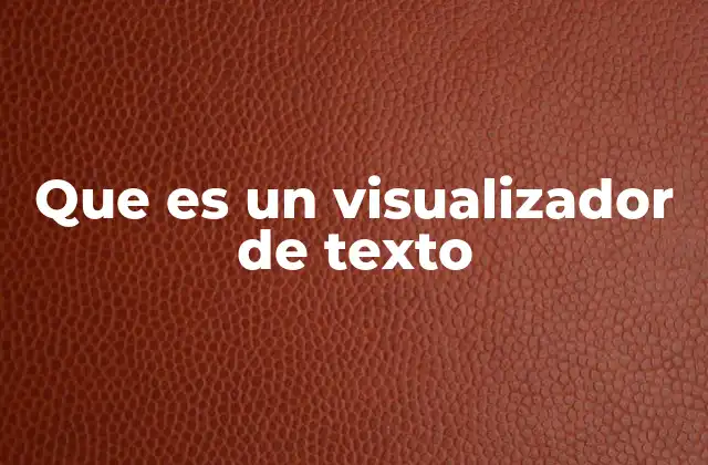 ¿Cómo se diferencia un visualizador de texto de un procesador de documentos?
