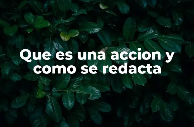 El papel de las acciones en la narrativa y la comunicación