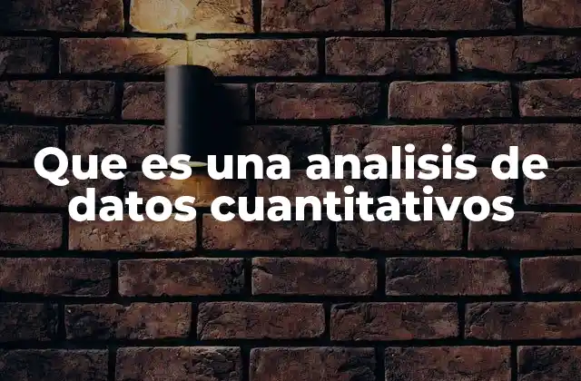 Cómo se aplican los análisis de datos cuantitativos en distintas áreas