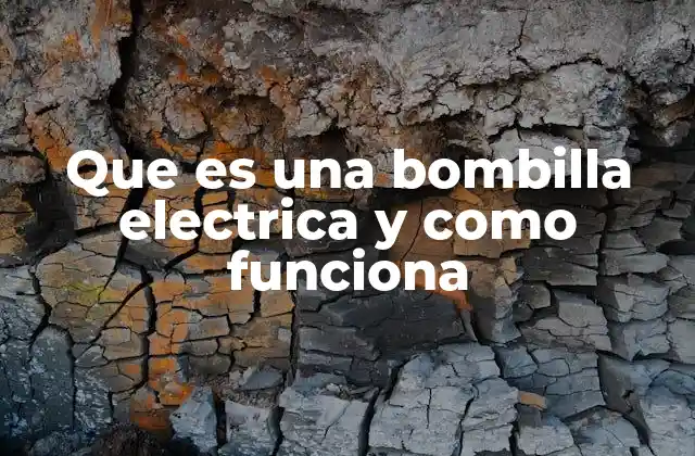 Que es una Bombilla Electrica y como Funciona
