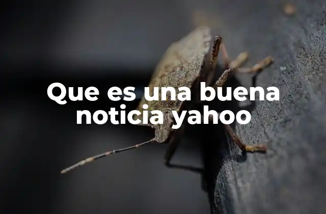Que es una Buena Noticia Yahoo 2 El impacto emocional de las buenas noticias en Yahoo