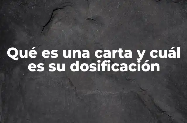 La importancia de las cartas en la comunicación humana