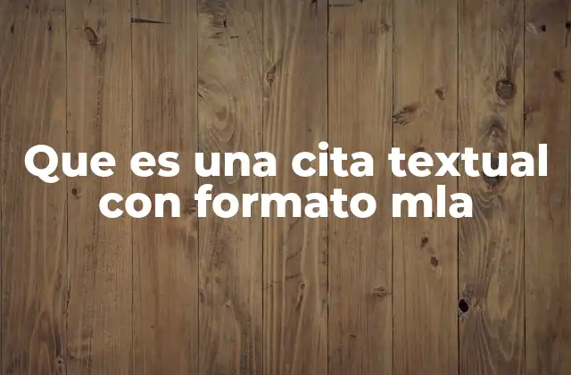 Que es una Cita Textual con Formato Mla 2 La importancia de citar con precisión en textos académicos