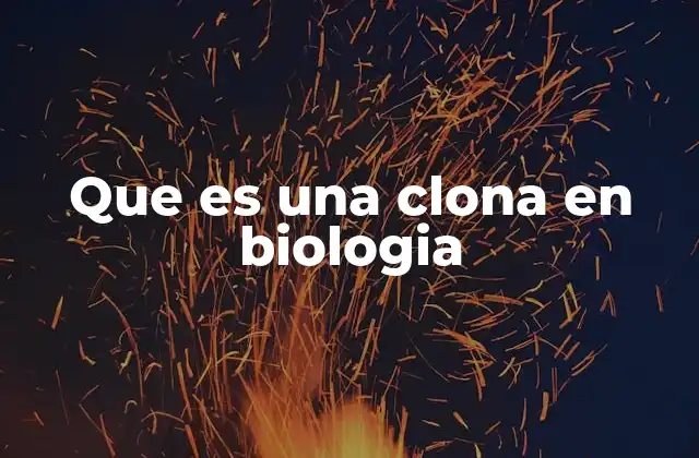 La formación de clonas en la naturaleza