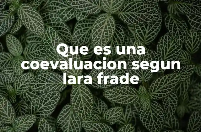 Que es una Coevaluacion Segun Lara Frade 2 La coevaluación como estrategia colaborativa en el aula