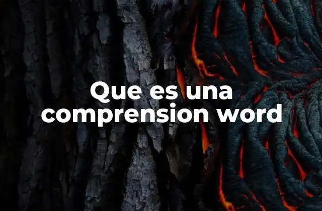 Que es una Comprension Word 2 La importancia de dominar las herramientas de Microsoft Word