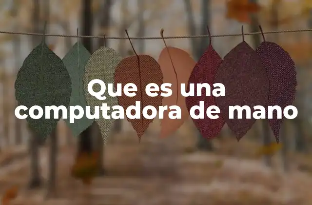 Que es una Computadora de Mano 2 La evolución de los dispositivos móviles y su relación con las computadoras de mano