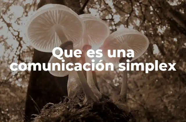 Comunicación unidireccional y sus aplicaciones en la tecnología