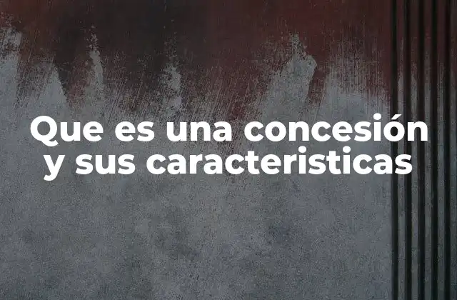 Que es una Concesión y Sus Caracteristicas 2 El papel de las concesiones en el desarrollo económico