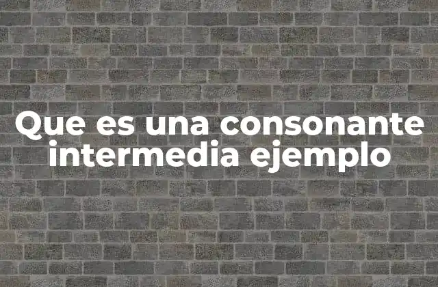 La importancia de las consonantes intermedias en la formación de palabras