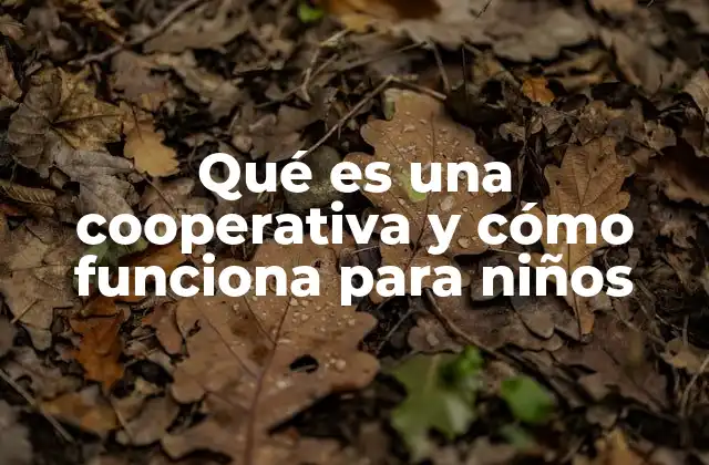 Qué es una Cooperativa y Cómo Funciona para Niños 2 Cómo las cooperativas ayudan a las personas