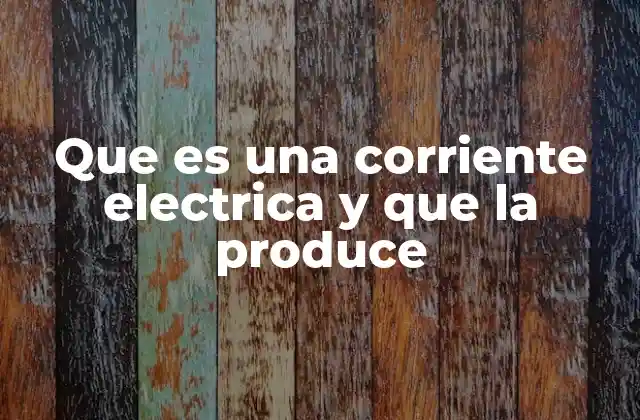 Que es una Corriente Electrica y que la Produce 2 El origen físico del movimiento de cargas eléctricas