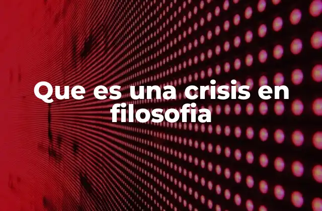 El punto de ruptura en la historia del pensamiento