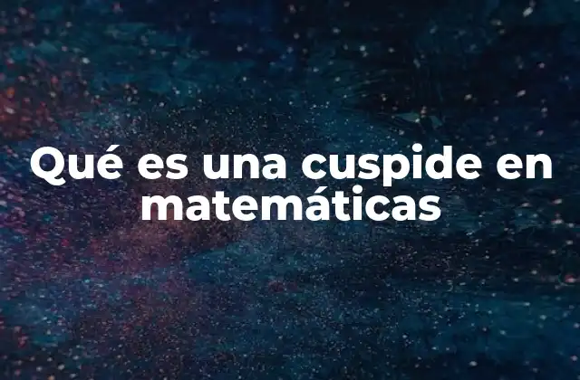 Características de las singularidades en curvas
