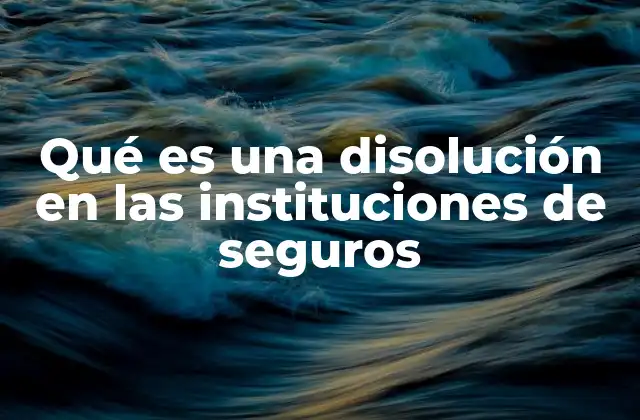 El cierre de operaciones en instituciones aseguradoras