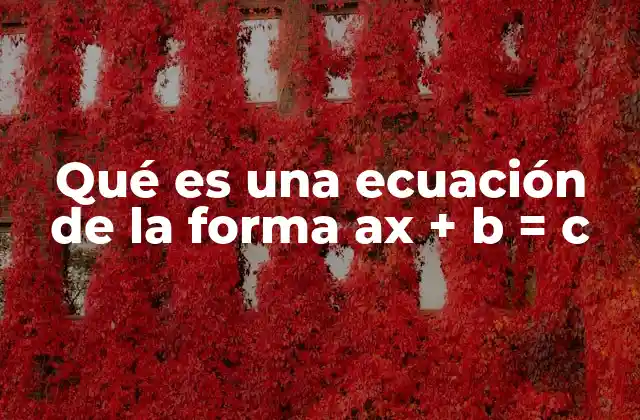 La importancia de las ecuaciones lineales en matemáticas