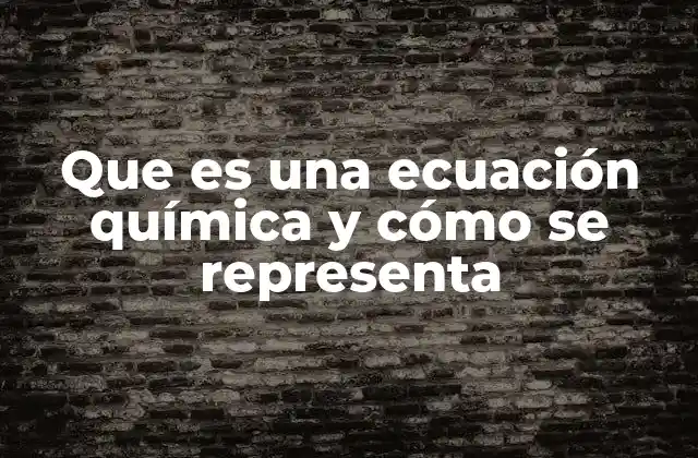 La importancia de la notación química en la representación de reacciones