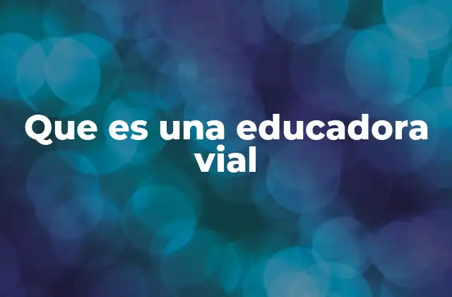 Que es una Educadora Vial 2 La importancia de la educación vial en la sociedad contemporánea