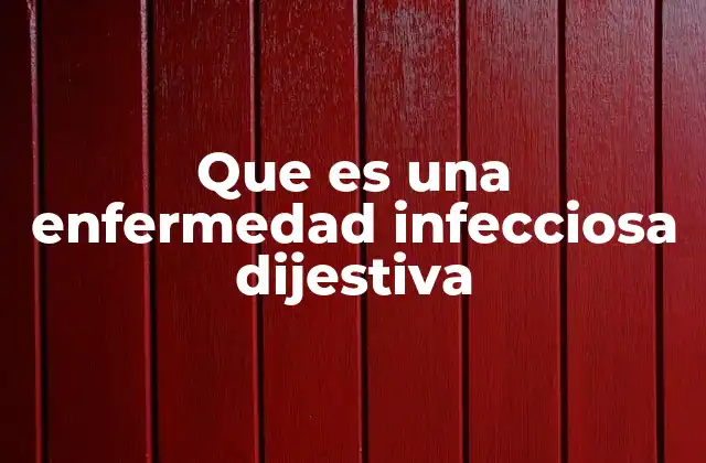 Causas y factores de riesgo de las infecciones digestivas