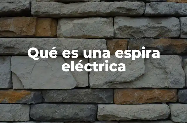 La espira eléctrica en el contexto de los circuitos básicos