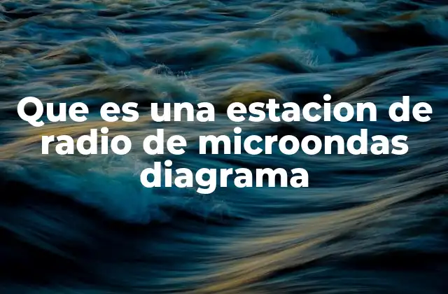 Que es una Estacion de Radio de Microondas Diagrama 2 Componentes esenciales de una estación de radio de microondas