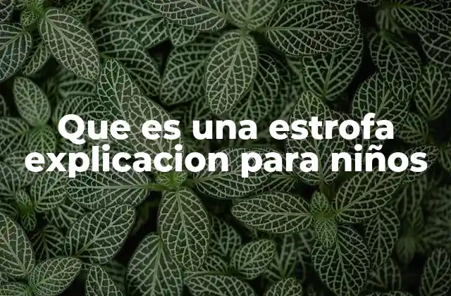 Cómo se forman las estrofas en un poema