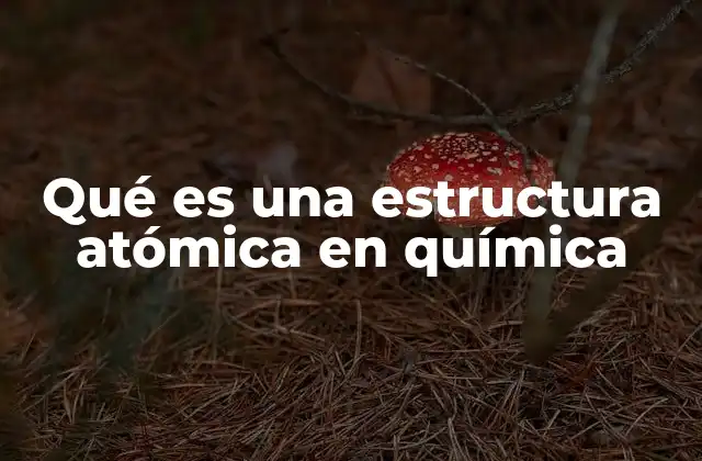 La organización interna del átomo y su importancia