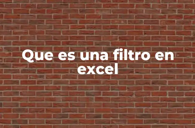 Que es una Filtro en Excel 2 Cómo los filtros mejoran la gestión de datos