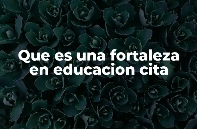 La base sólida del aprendizaje: elementos que conforman una fortaleza educativa