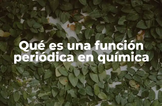 La relación entre periodicidad y estructura atómica