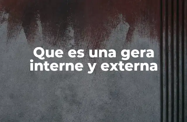 Que es una Gera Interne y Externa 2 Tipos de conflictos armados: internos y externos