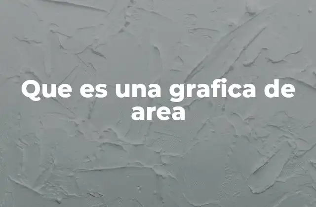Que es una Grafica de Area