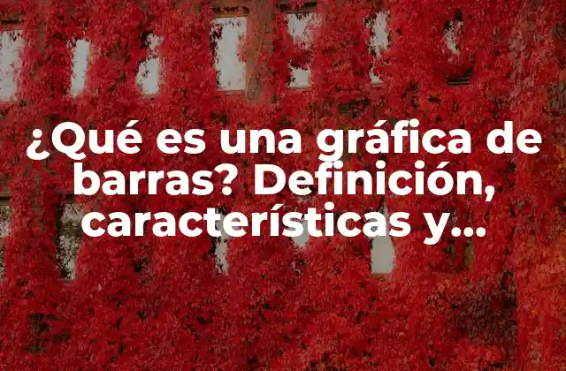 ¿qué es una Gráfica de Barras? Definición, Características y Ejemplos
