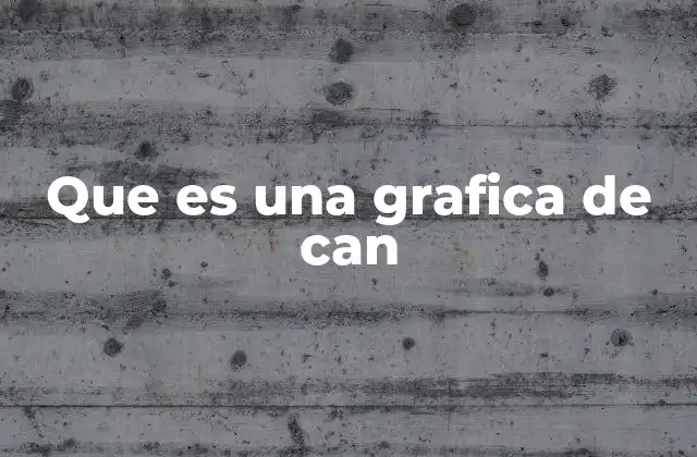 Que es una Grafica de Can 2 La representación visual en sistemas de control