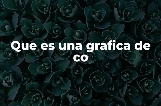Que es una Grafica de Co