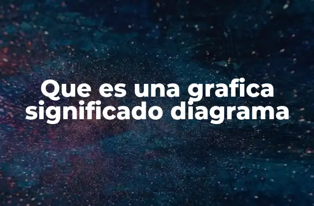 Que es una Grafica Significado Diagrama