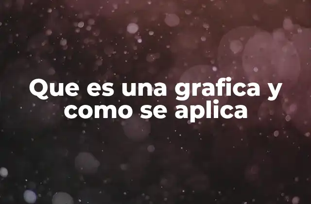 Que es una Grafica y como Se Aplica