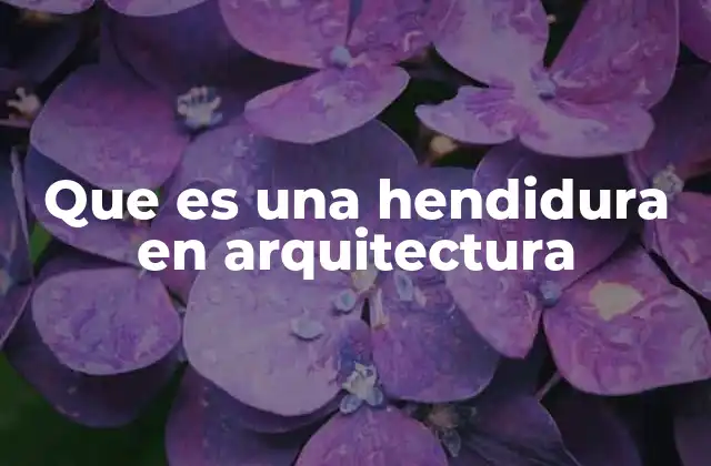 La importancia de las hendiduras en la estética arquitectónica