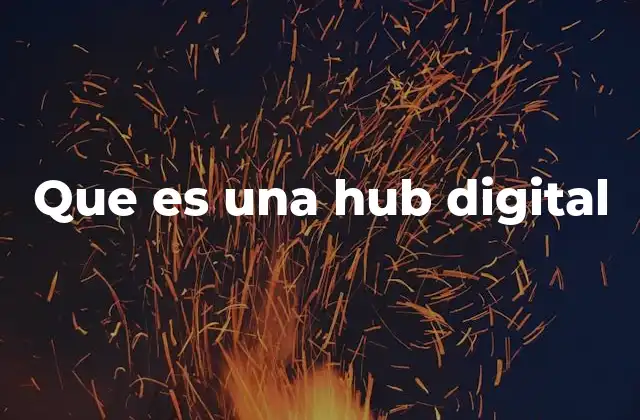 Que es una Hub Digital
