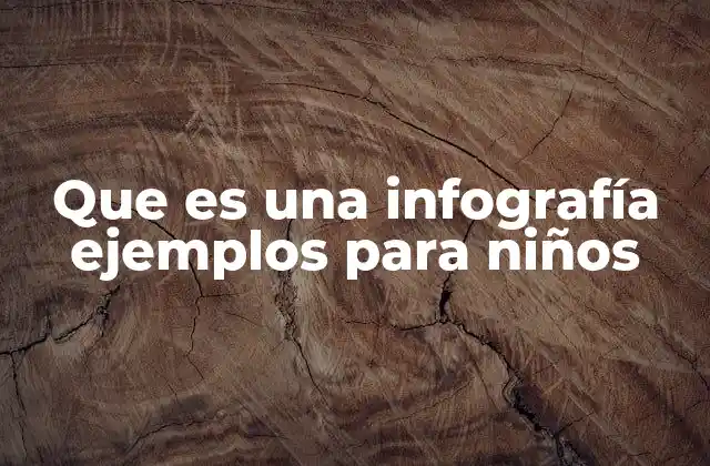 Que es una Infografía Ejemplos para Niños