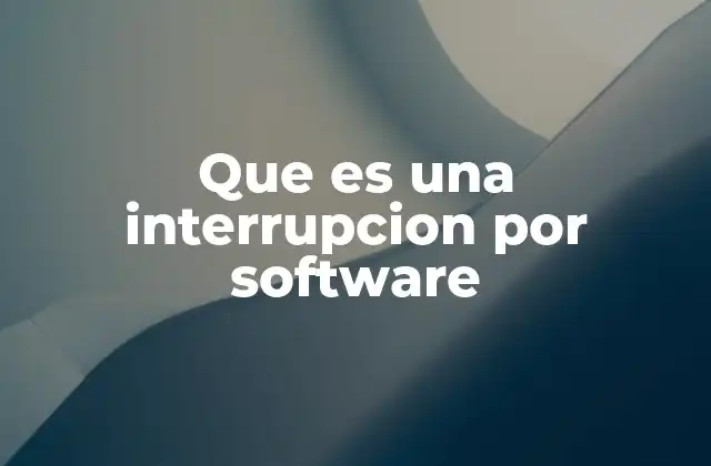 Funcionamiento interno de las interrupciones por software