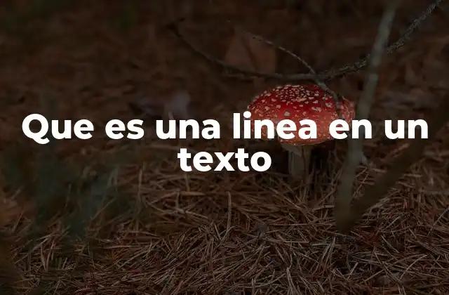 Que es una Linea en un Texto 2 La importancia de las líneas en la estructura visual del texto