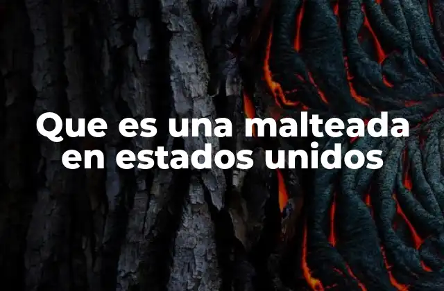 Que es una Malteada en Estados Unidos