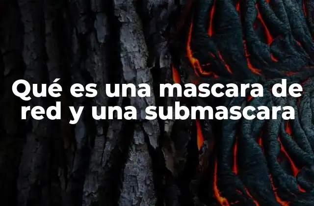 Cómo funcionan las máscaras de red en la segmentación de redes
